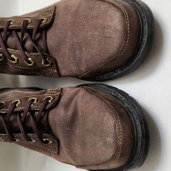 Timberland Genuine Leather Canvas Lace-up boots (w size 8.5) - Picture 8 of 16